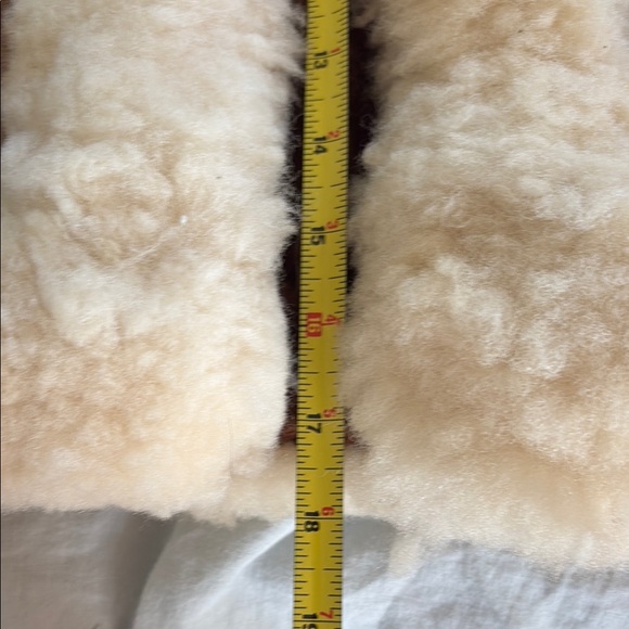 Vintage Shearling Embroidered Vest Afghanistan Laurence Heller XS - Picture 6 of 6